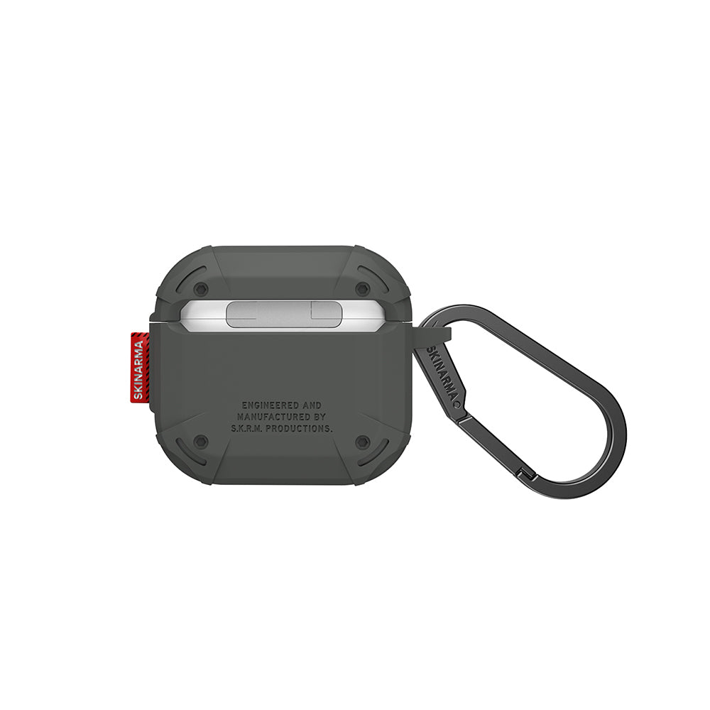 Skinarma Mecha Airpods 4 Kılıf Airbagli Yivli Köşe Tasarımlı 360 Derece Tam Koruma CE Airpods Kılıf Skinarma Mecha Airpods 4 Kılıf Airbagli Yivli Köşe Tasarımlı 360 Derece Tam Koruma CE Airpods Kılıf